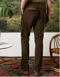 Ionio2 Cotton Moleskin Trousers T3199 Hickory (50) 