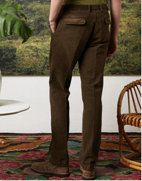 Ionio2 Cotton Moleskin Trousers T3199 Hickory (50) 