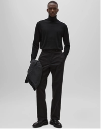 Adrien Cotton Wide Leg Pants Navy (46)