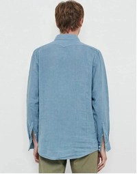 Canary Round Collar Shirt T0033 Avio (S)