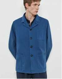 Florida Cotton Gabardine Shirt Jacket T2175 Oltremare (XS)