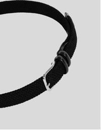 Gavazzeni Marte Elastic Woven Belt Black (95)