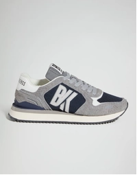 Men's Puyol Lace Up Sneakers in Grey Size 40