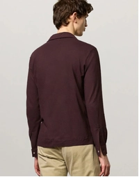 Ischia Cotton Cashmere Polo J0084 Burgundy (S)