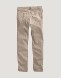Brushed Twill 5-Pocket Denim Trousers Light Khaki (32)
