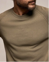 Vintage French Terry Sweatshirt Light Olive Pigment (1)