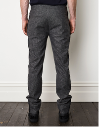 Bikkembergs Grey Wool Blend Trousers