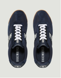 Men's Enea Lace Up Low Top Sneakers in Navy Size 41