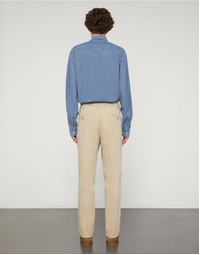 Aspesi Low Piatto Cotton Gabardine Chino Pants Beige 46