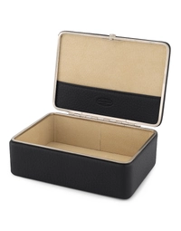 F.HAMMANN | Leather Watch Box Chervo Calf | Black