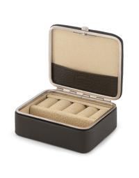 F.HAMMANN | Leather Cufflink Box Medium |  Olive