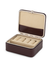 F.HAMMANN | Leather Cufflink Box Medium | Marsala