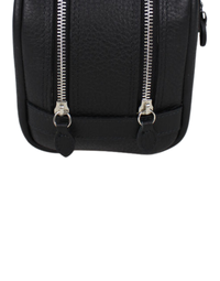 F.HAMMANN | Leather Toiletry Bag | Black