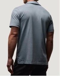 Sueded Jersey Polo Bluestone Pigment (1)