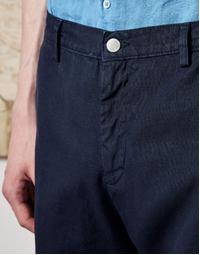 Vela Cotton Linen Shorts T2159 Blue (48)