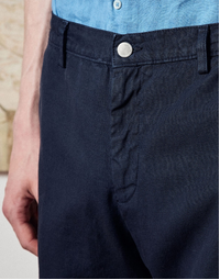 Vela Cotton Linen Shorts T2159 Blue (48)