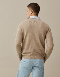 Ernest Classic Crew in Oat Large
