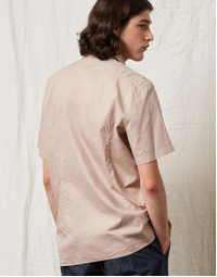 Malibu T4470 Half Sleeves Cotton Shirt R314 Powder (S)