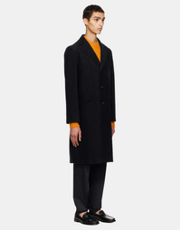 Franz Moleskin Cotton Coat Black Navy (L)