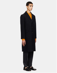 Franz Moleskin Cotton Coat Black Navy (L)