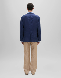 Lightweight Linen Samuraki Jacket Blue (L)