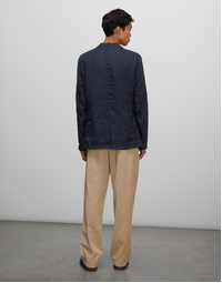 Lightweight Linen Samuraki Jacket Navy (M)