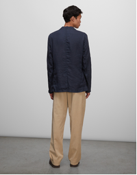 Lightweight Linen Samuraki Jacket Navy (M)