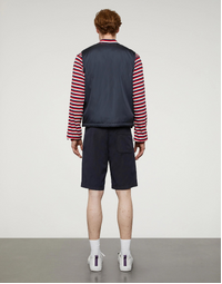 Bowl Chino Shorts in Lyocell Navy (50)