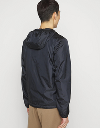 Nylon Jacket with Hood Black (XXL)