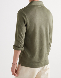 Raya Long Sleeve Polo Shirt J0042 Green Desert (M)