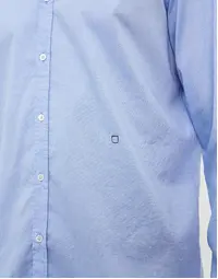 Genova Classic Cotton Shirt T4315 Azzurro (M)