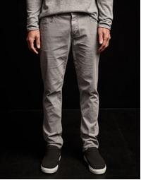 Brushed Twill 5-Pocket Denim Trousers Silver Grey Pigment (30)