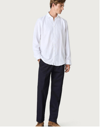 Genova Cotton Viscose Shirt T0102 Bianco (S)