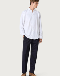 Genova Cotton Viscose Shirt T0102 Bianco (S)