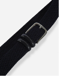 Gavazzeni Marte Elastic Woven Belt Navy (85)