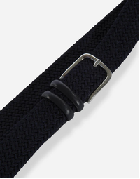 Gavazzeni Marte Elastic Woven Belt Navy (85)