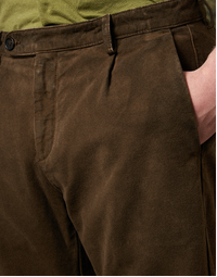 Ionio2 Cotton Moleskin Trousers T3199 Hickory (50) 