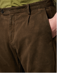 Ionio2 Cotton Moleskin Trousers T3199 Hickory (50) 