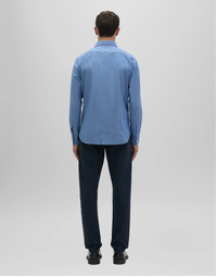 Sedici Cotton Chambray Shirt Medium Denim (43)