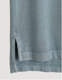 Sueded Jersey Polo Azure Pigment (1)