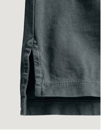Sueded Jersey Polo Asphalt Pigment (0)