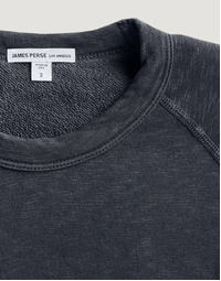 Vintage French Terry Sweatshirt Asphalt Pigment (1)