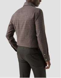 Check Signature Flannel Shirt Brown (39)