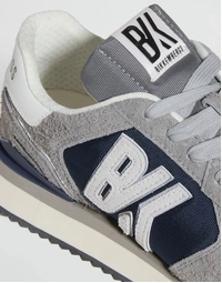 Men's Puyol Lace Up Sneakers in Grey Size 40