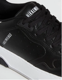 Men's B4sk3t Lace Up Sneakers in Black Size 40