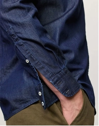 Canary Cotton Denim Shirt T4718 Blue (S)