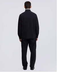 Doppia Wool Blend Shirt Jacket Navy (S)