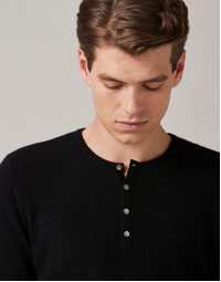 Jesolo Henley in Black (S)