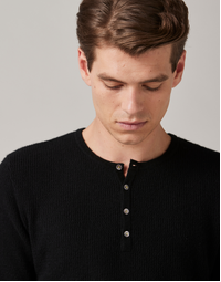 Jesolo Henley in Black (S)