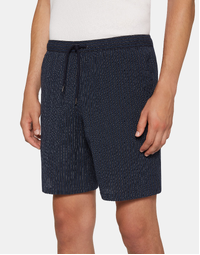 Aspesi Goa Swim Shorts Blue Striped Large